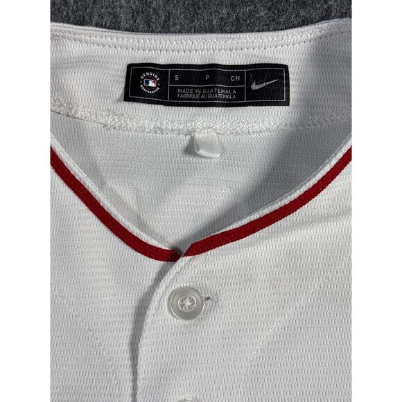 Mike Trout #27 Anaheim Angels Nike White Red  Baseball Jersey Men's Size Small - Picture 4 of 6